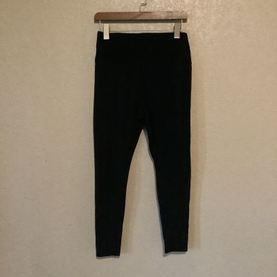 Scorpio Sol Womens Large Leggings Black Pull On Ankle Workout Gym Yoga 28x25